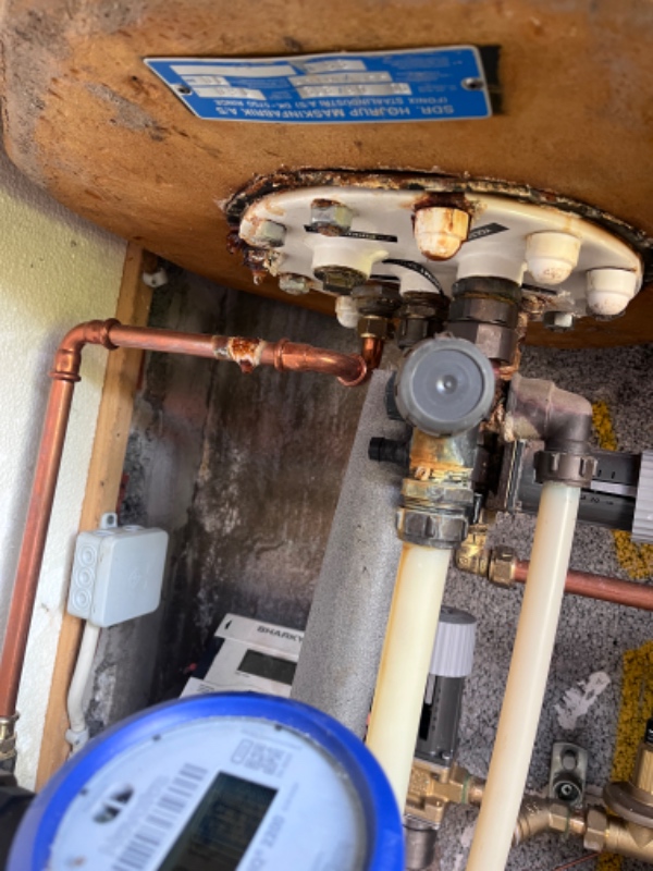 Udskiftning af fjernvarme unit