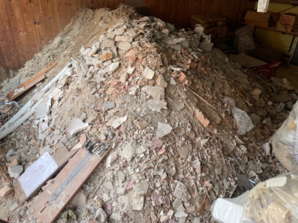 Bortskaffelse af beton og mur affald