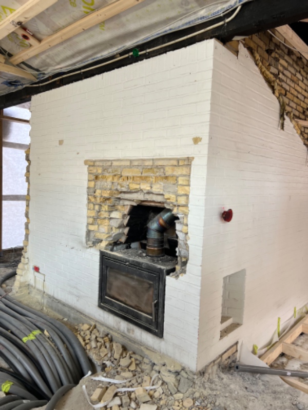 Fjernelse af maling fra murstensvægge