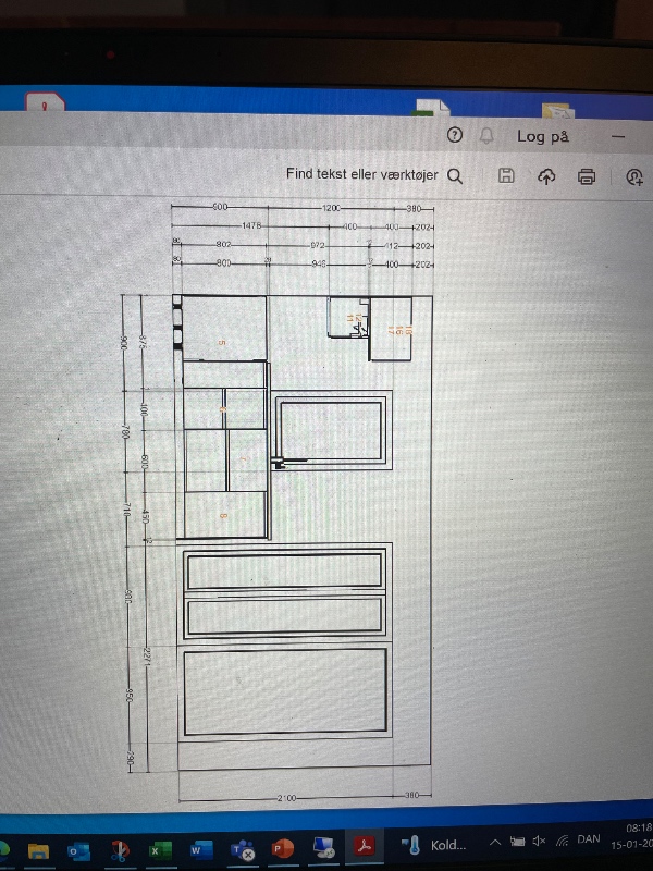 Opsætning af køkken