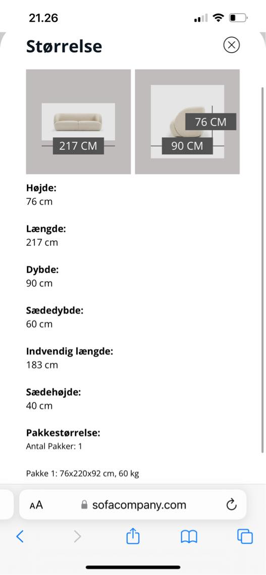 Hjælp til at hente en sofa nu