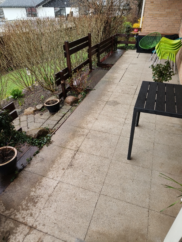 Udvidelse af træterrasse