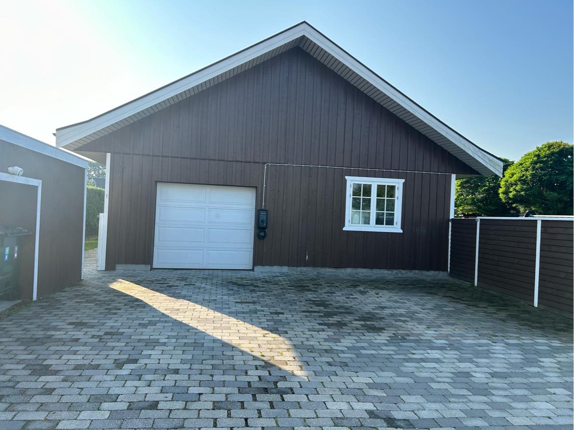 Udvendig maling af træhus