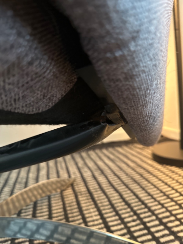 Reparation af vippe lænestol