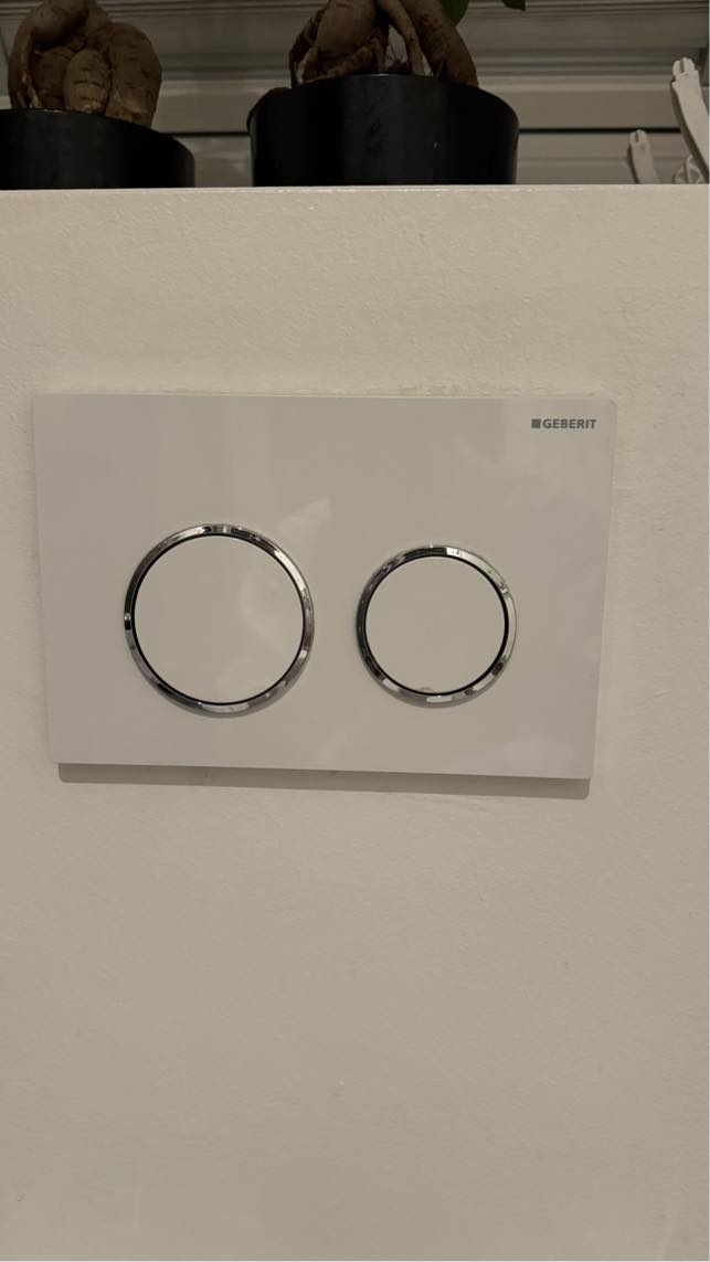 Geberit toilet løber