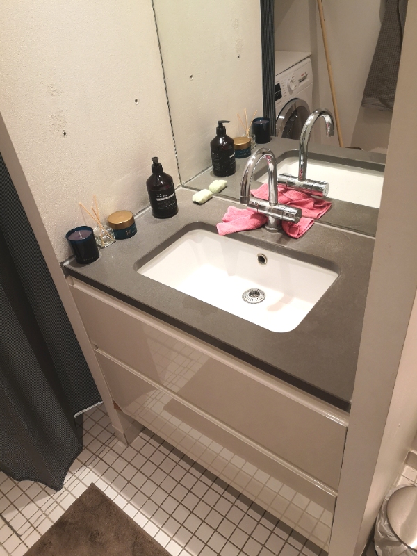 Skal skifte håndvasket til badeværelse