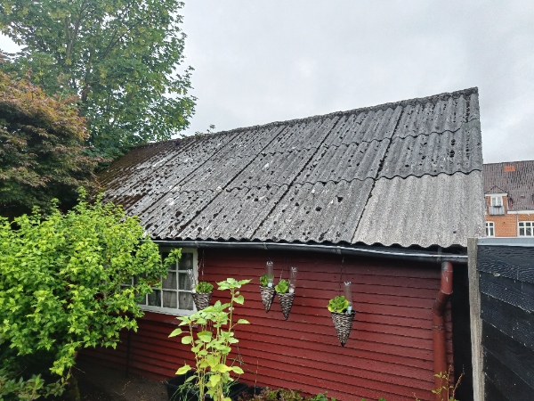 Fjernelse af asbesttag og rygningssten
