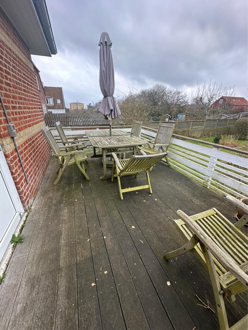 Rengøring/rensning af terasse