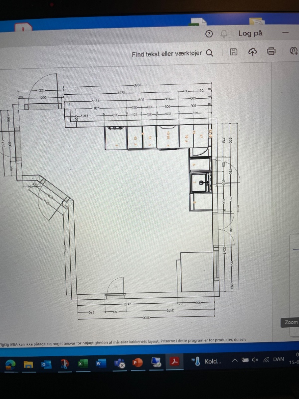 Opsætning af køkken