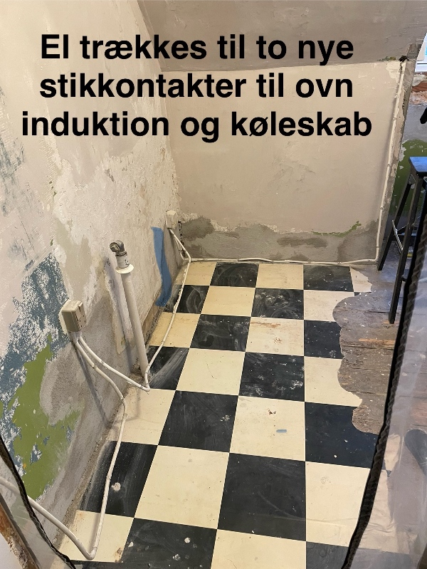 Nyt el til køkkenrenovering