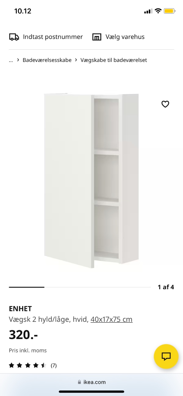 Hjælp til hænge badeværelsesskab op