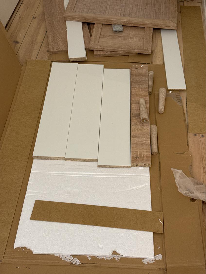 Samle lille skab til gang