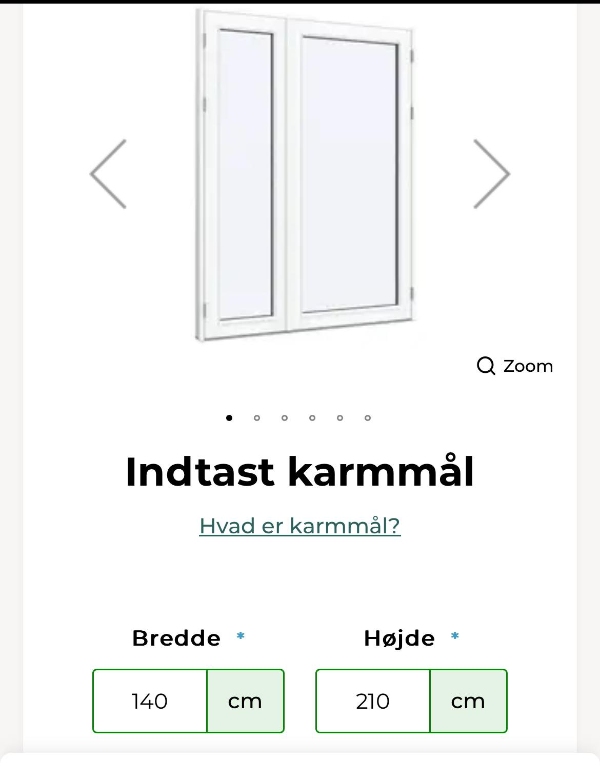 Montering af terrassedør