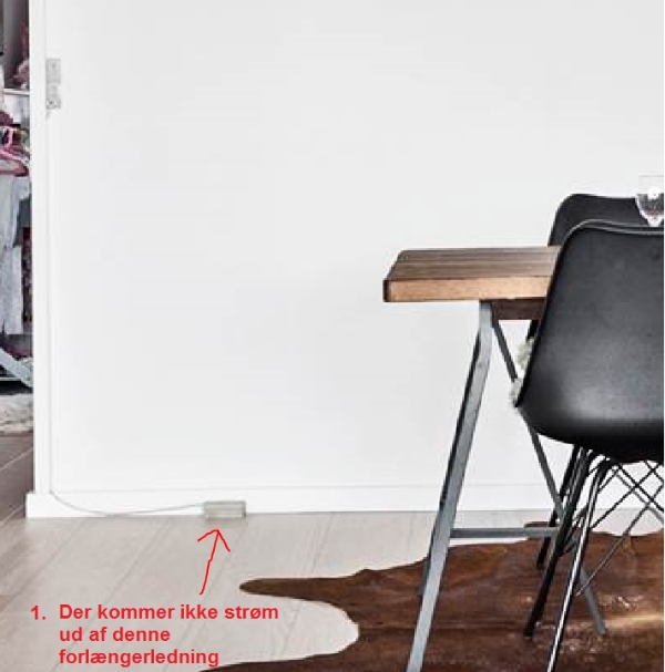 Hjælp med strøm og Eltjek + skiftning af stikkontakter
