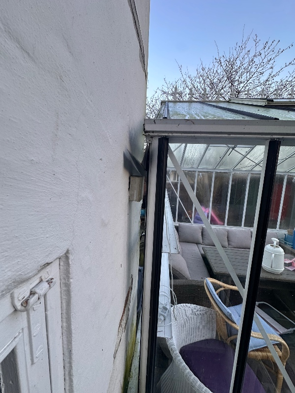 Bygg af tangerende rundt orangery