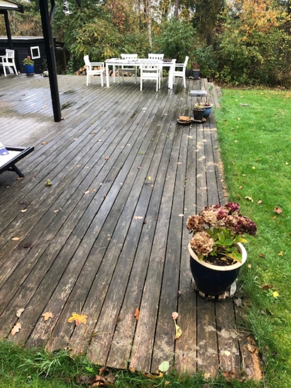 Udskiftning af 80 kvm træterrasse ved sommerhus
