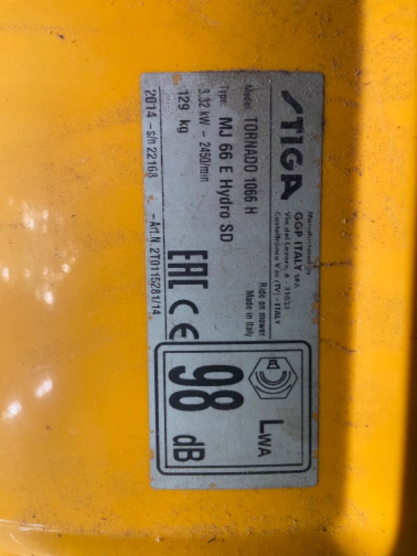 Havetraktor klinge starter ikke