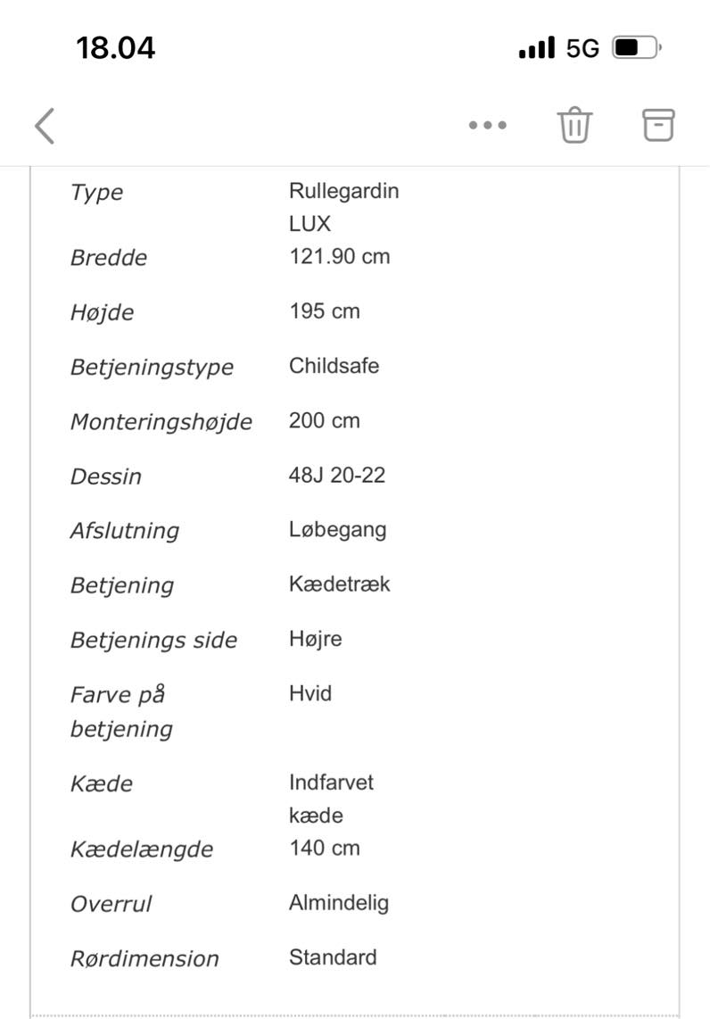 Opsætning af gardiner