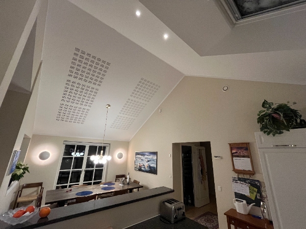 Maling af stue, køkken/alrum og forgang