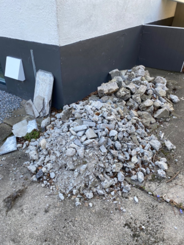 Bortskaffelse af nedbrydnings beton