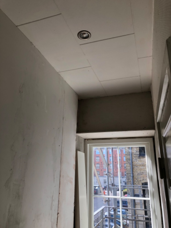 Renovering af mellemgang