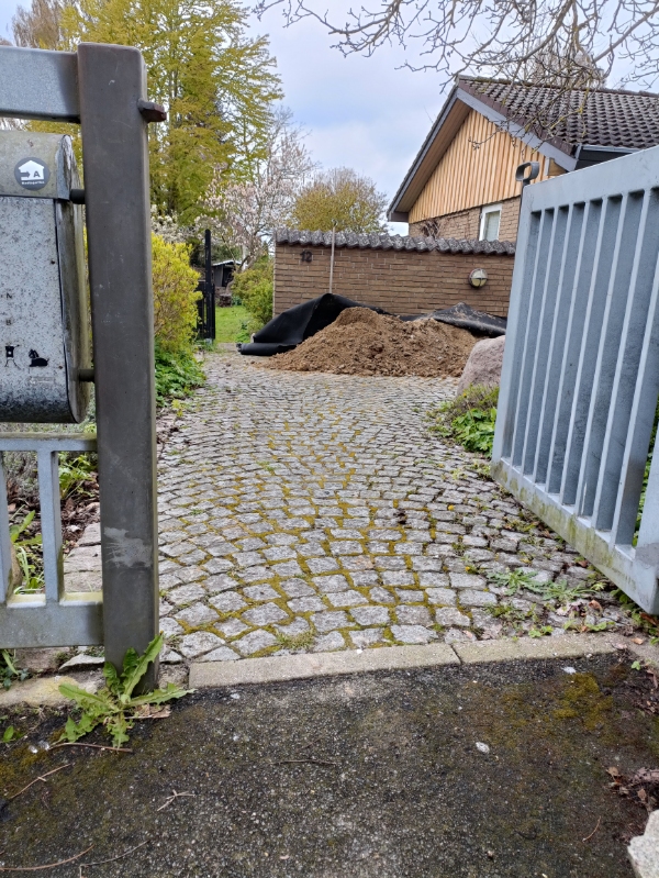 Bortskaffelse af leret jord/grus