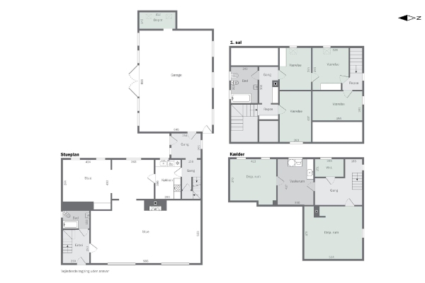 Opsætning af glasfilt i hus
