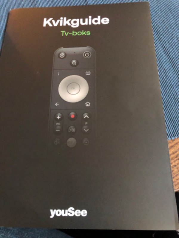 Sætte tv til med tv boks fra you see, ledninger til tv’ et og antenbekablet til tv’et