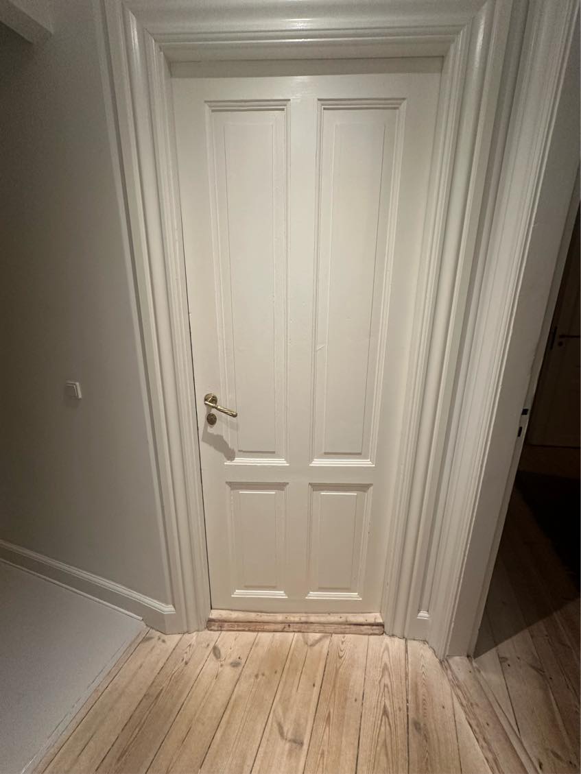 Opsætning af fyldningsdør