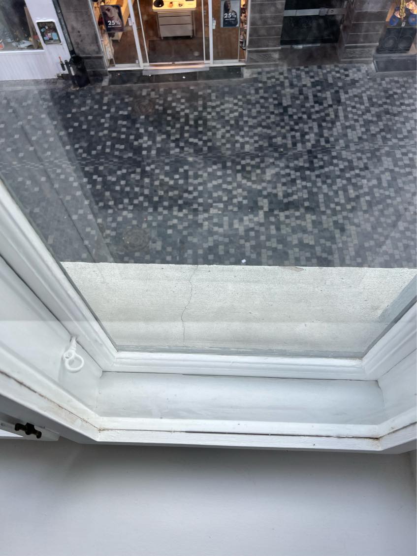 Pudse 5 vinduer på 2 sal