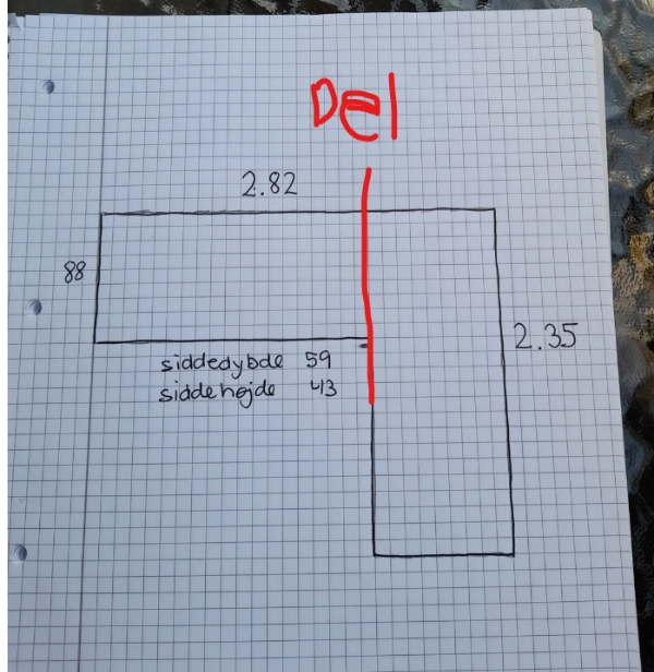 Flytte sofa let sofa som kan skilles i to dele ( Hjælper også selv )