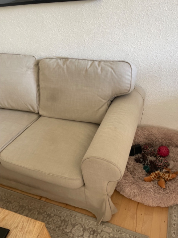 Afhentning af 2 sofaer der skal køres væk