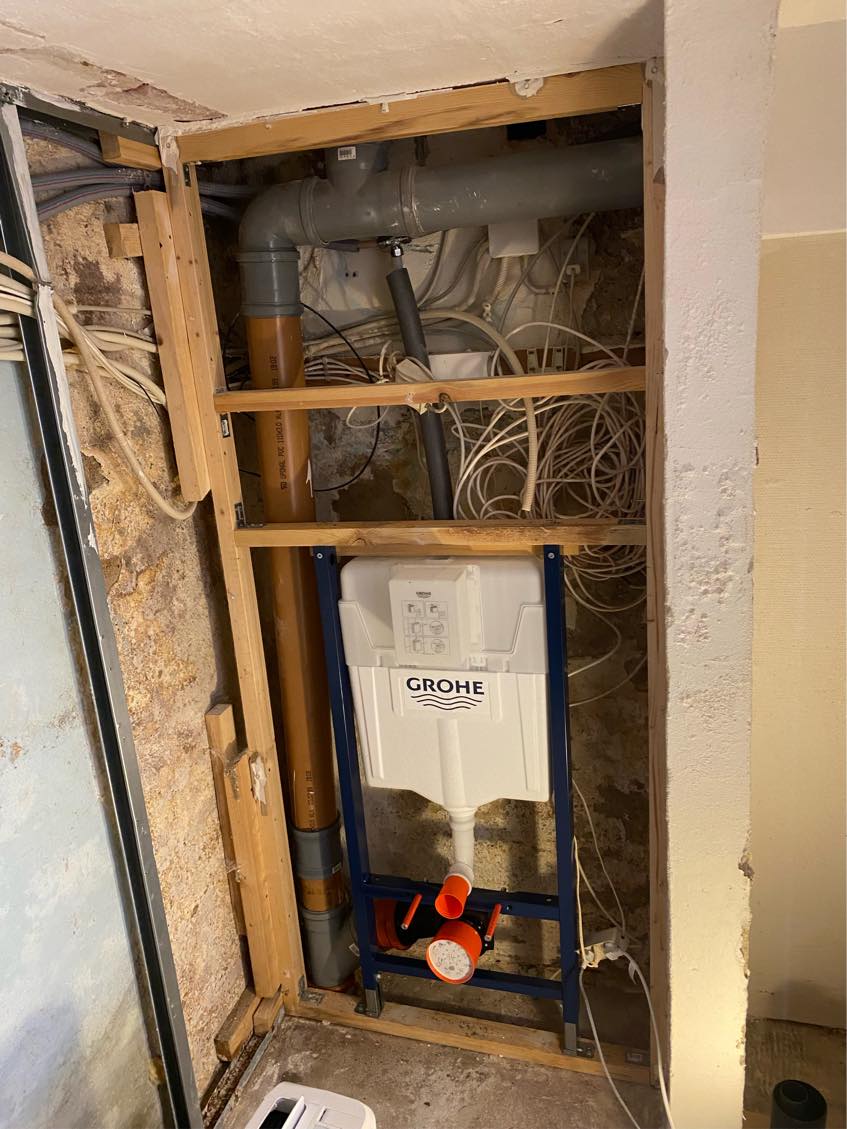 Opsætning af fermacell forsatsvægge