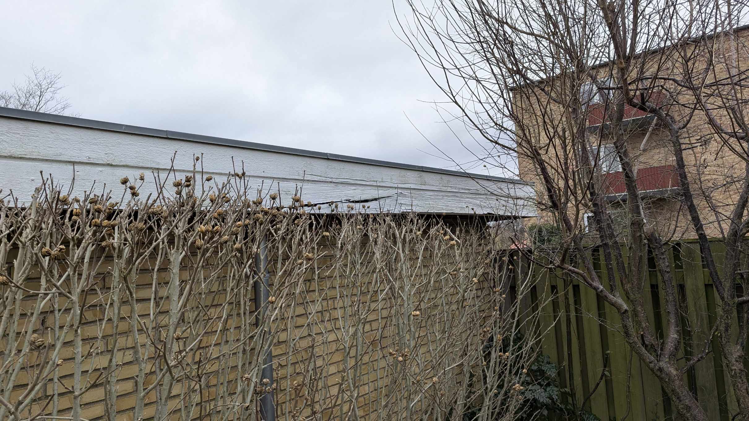 Udskiftning af træ vindskeder på carport