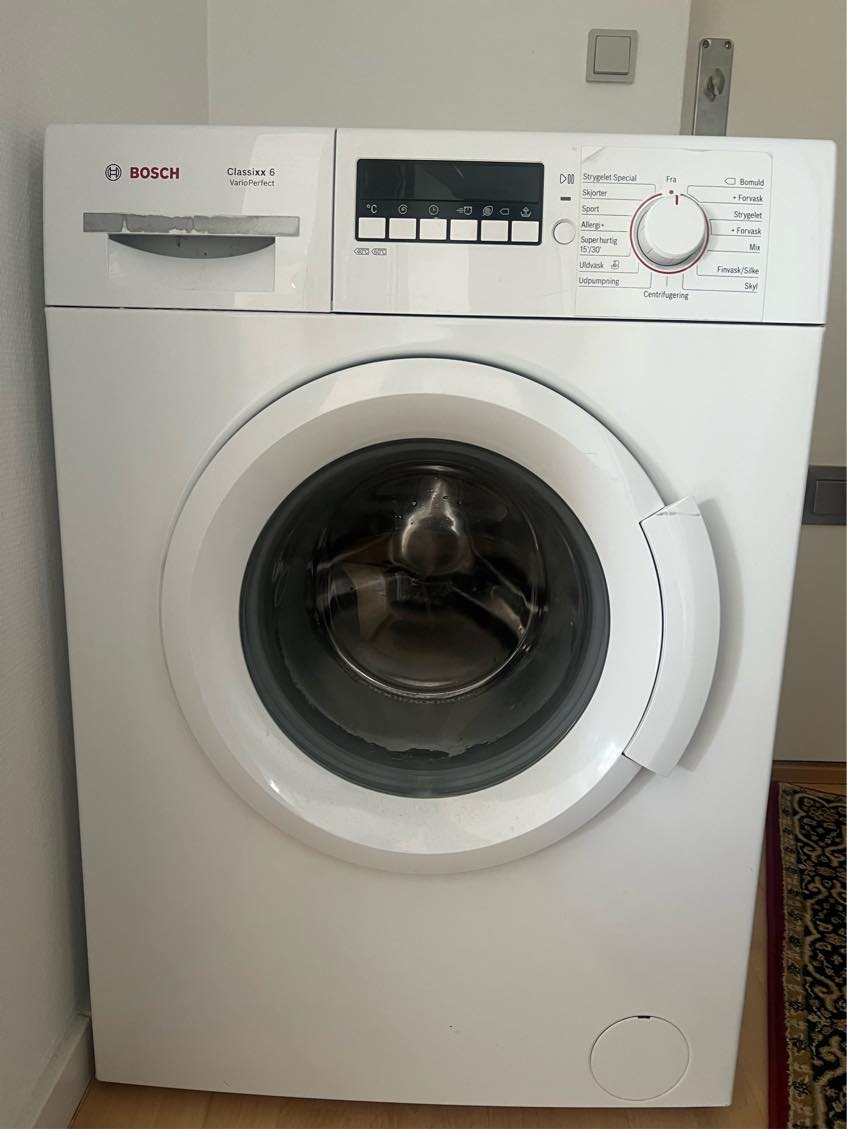 Hjælp til at flytte få ting. Vaskemaskine+tørretumbler
