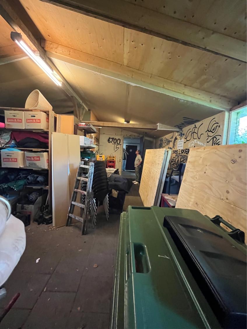 Fjerne ukrudt fra fliser