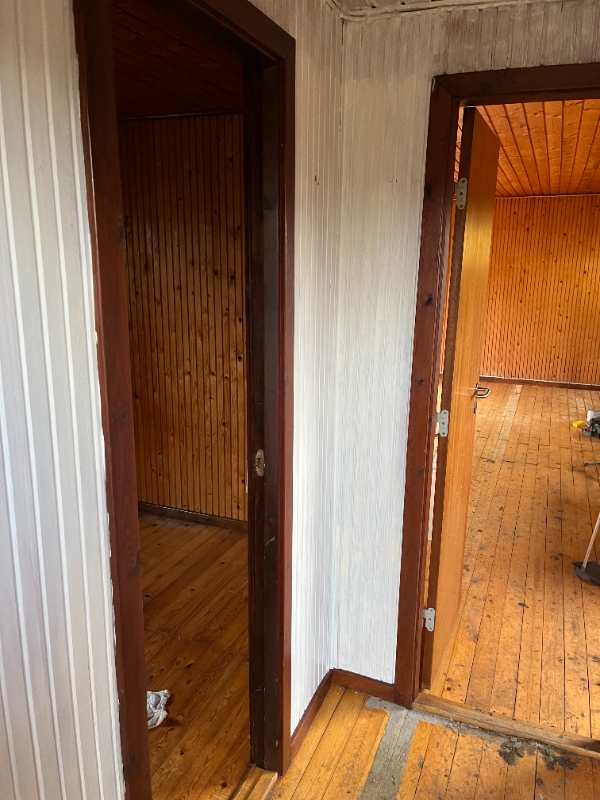 Maling af loft og vægge i 2-værelses kolonihave