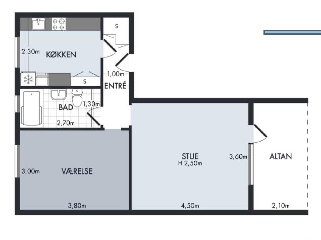 Monteret væg til væg gulvtæppe