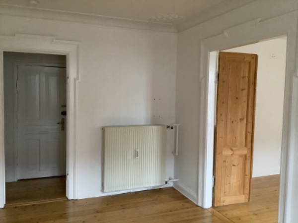 Maling af vægge i lille lejlighed