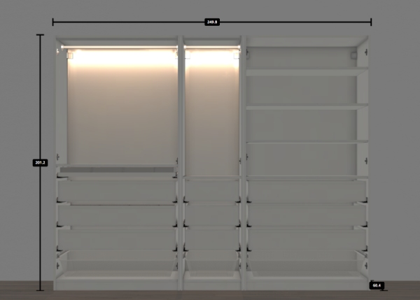 Ikea pax med koden PFVY5R