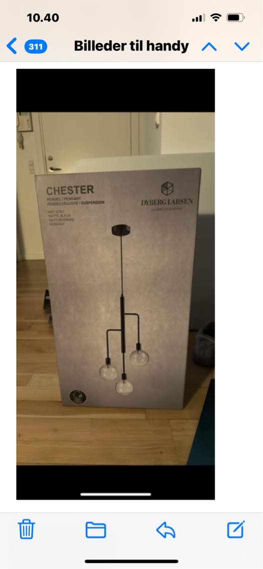 Ophængning af lamper