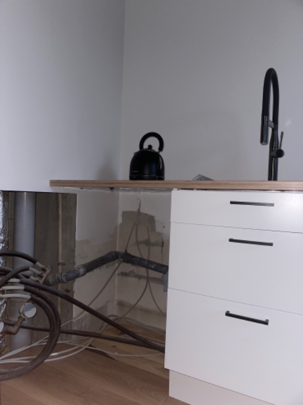 Tilslutning af ny vask og opvaskemaskine