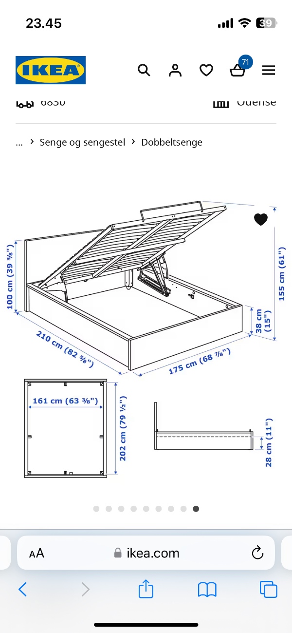 Modtage levering fra Ikea, samle senge og montere to lamper.
