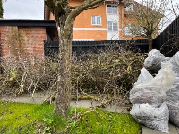 Afhentning af haveaffald