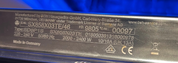 Opvaksker tømmer ikke vand ud efter vask