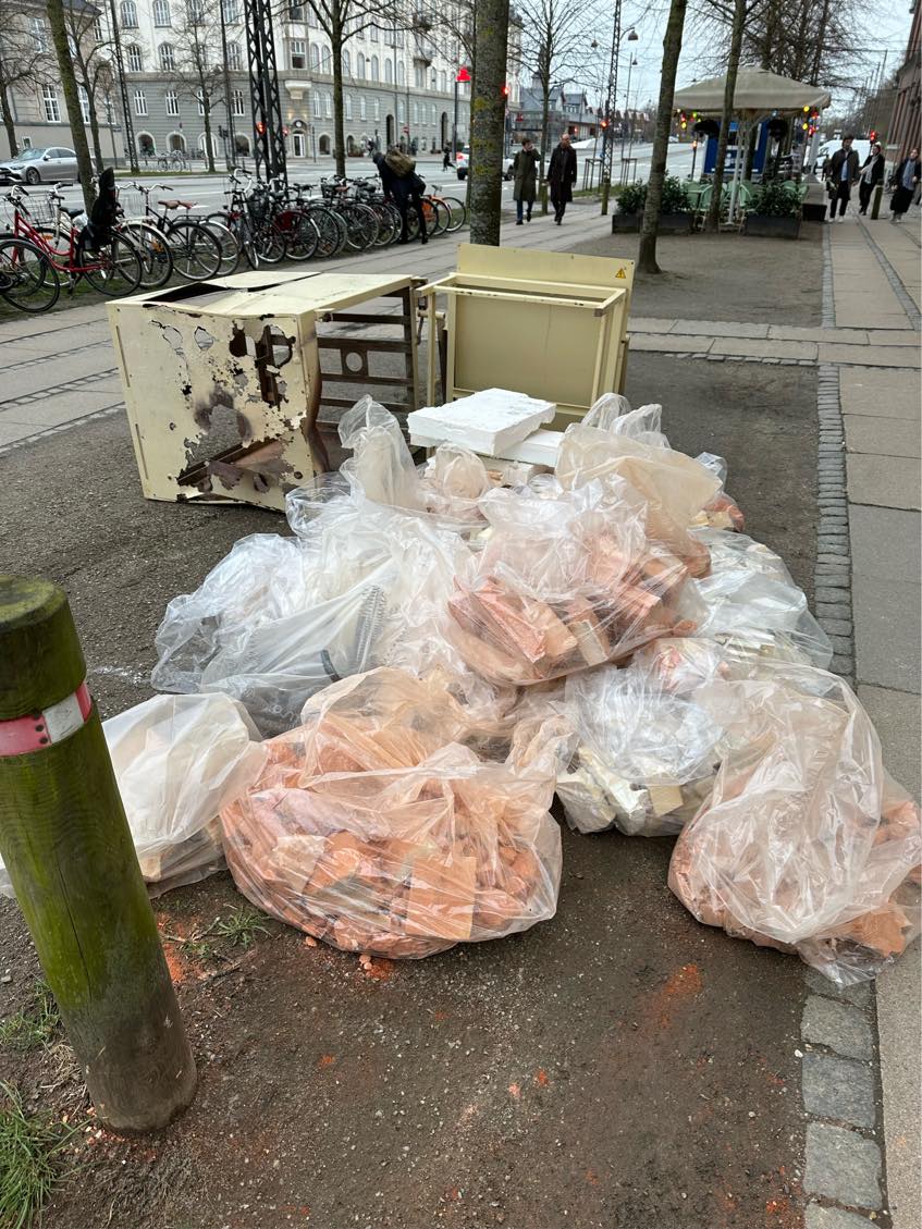 Kørsel af affald til genbrugsstation