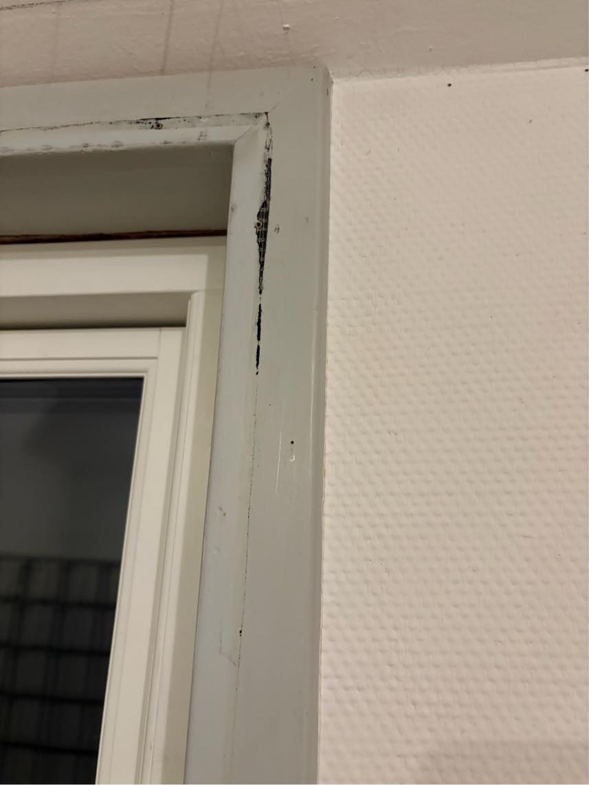Opsætning af filt og efterfølgende maling på badeværelse