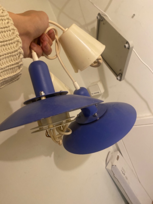 Ophængning af tre loftslamper