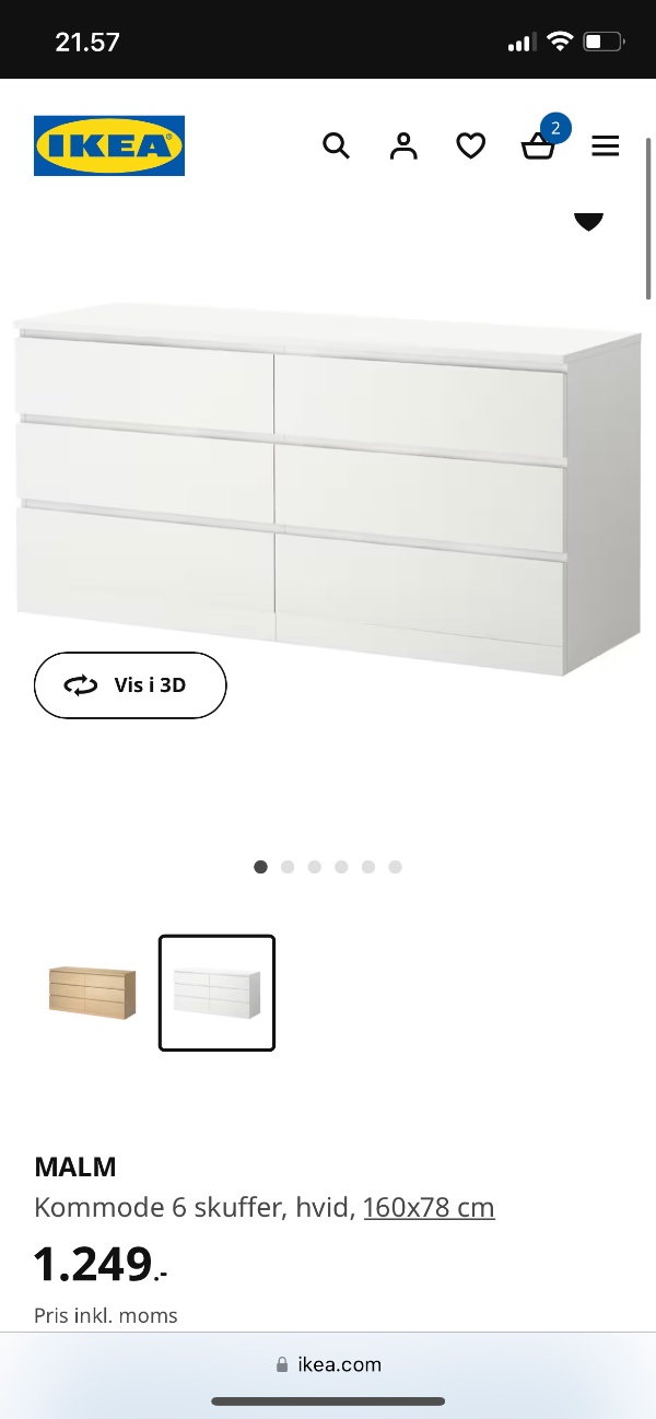 Samling af møbler