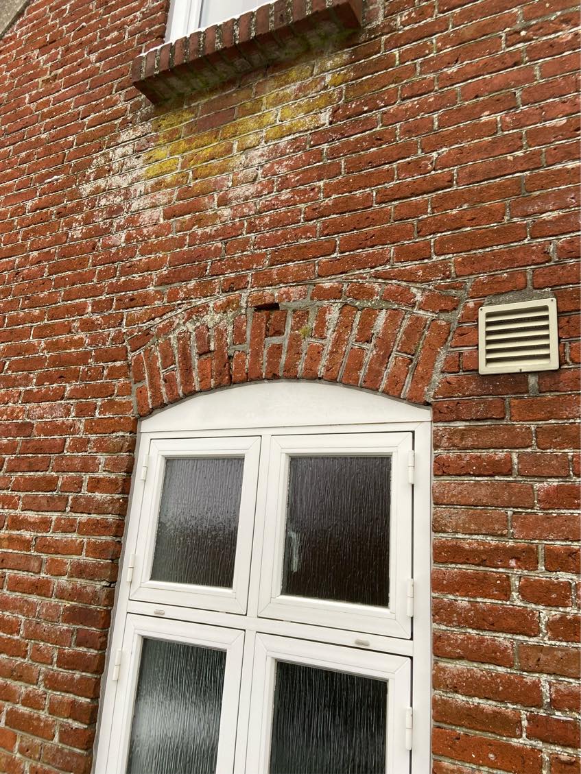 Reparation af ydermur på gammel murstensvilla